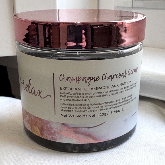 🛀 Manna Kadar Innovative Relax Champagne Charcoal Scrub - Brand New - Picture 2 of 14